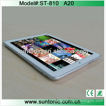 Hotselling Dual Core A20 Tablet PC 8 Inch
